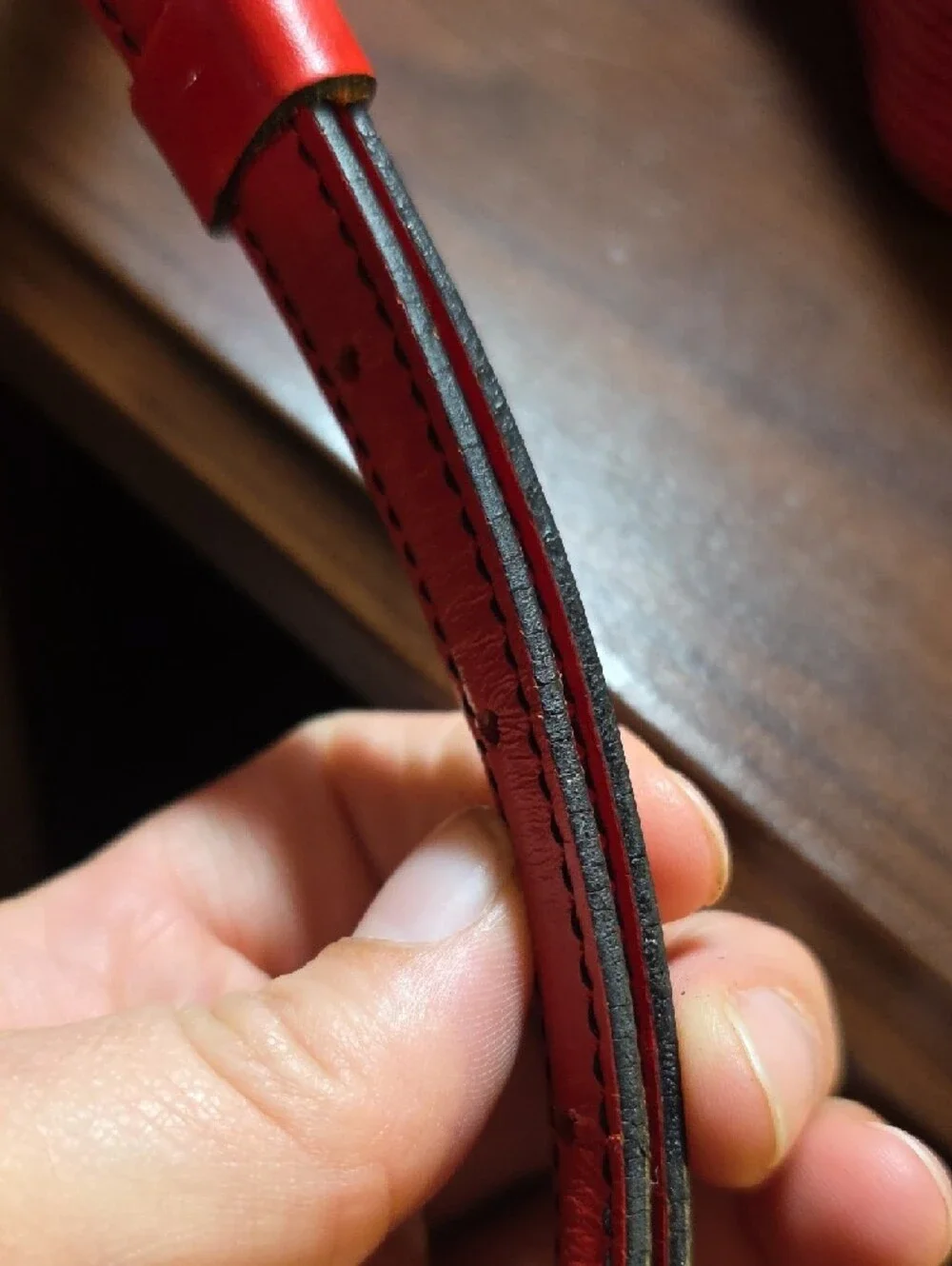 Vintage Louis Vuitton Red Epi Leather Crossbody